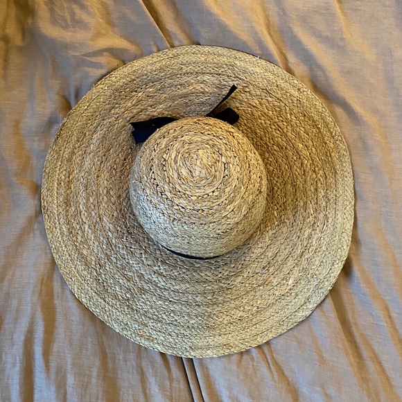 Wide brim, floppy raffia sun hat - Picture 4 of 8